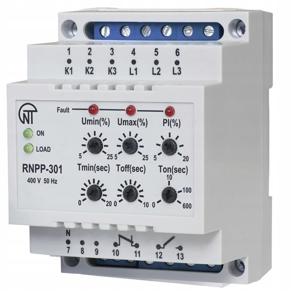 Napäťové relé RNPP-301 (3-fázové, 400 V)