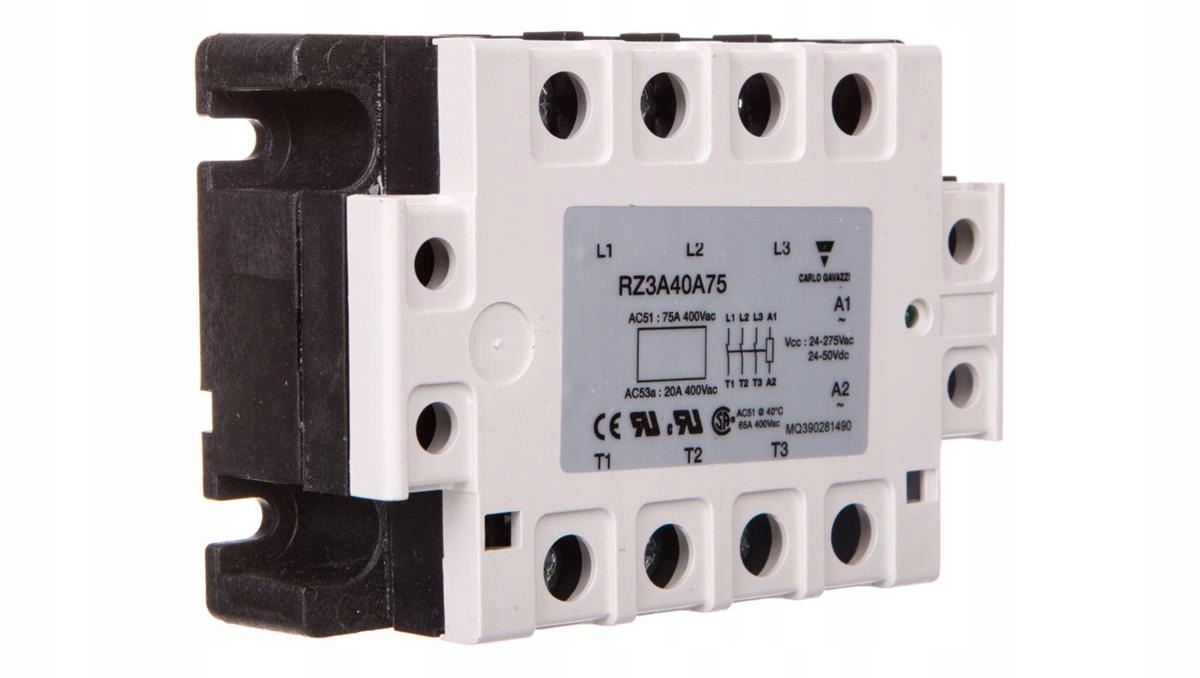 Polovodičové relé, 3fázové 75A 24-440V AC