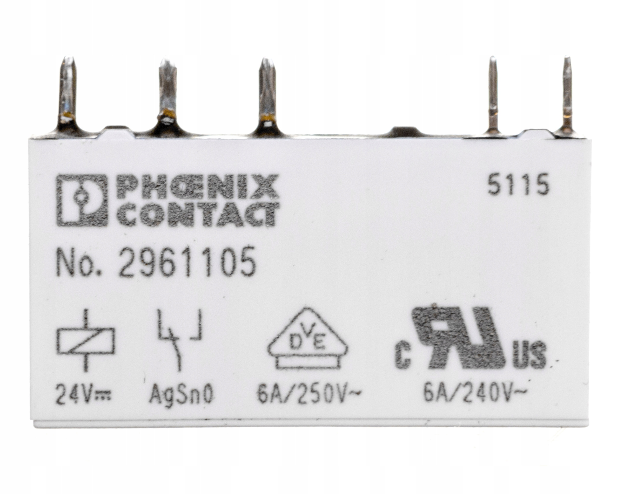 Priemyselné relé 1P 24V DC REL-MR- 24DC / 21 2