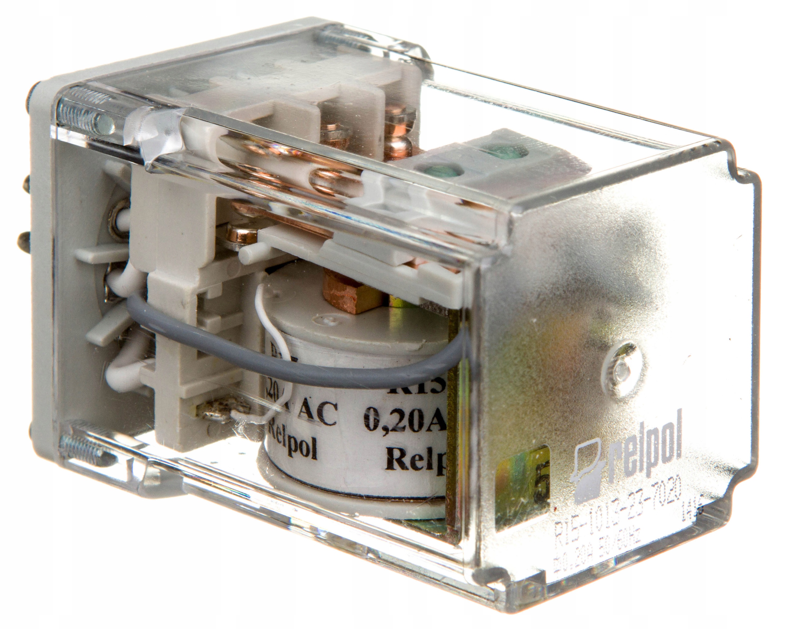 Priemyselné relé 3P 10A 0,2 V AC AgCdO R15-10