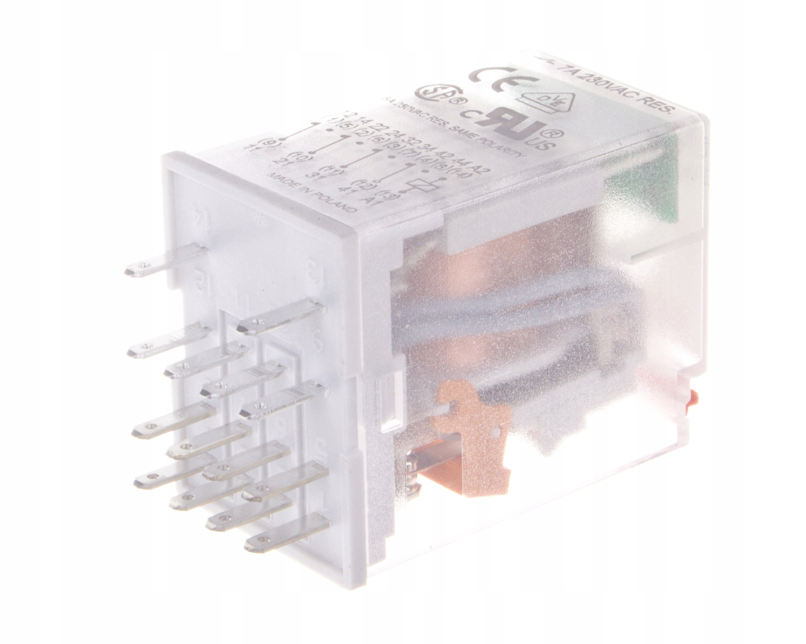 Priemyselné relé 4P 110V AC AgNi R4N-2014-23
