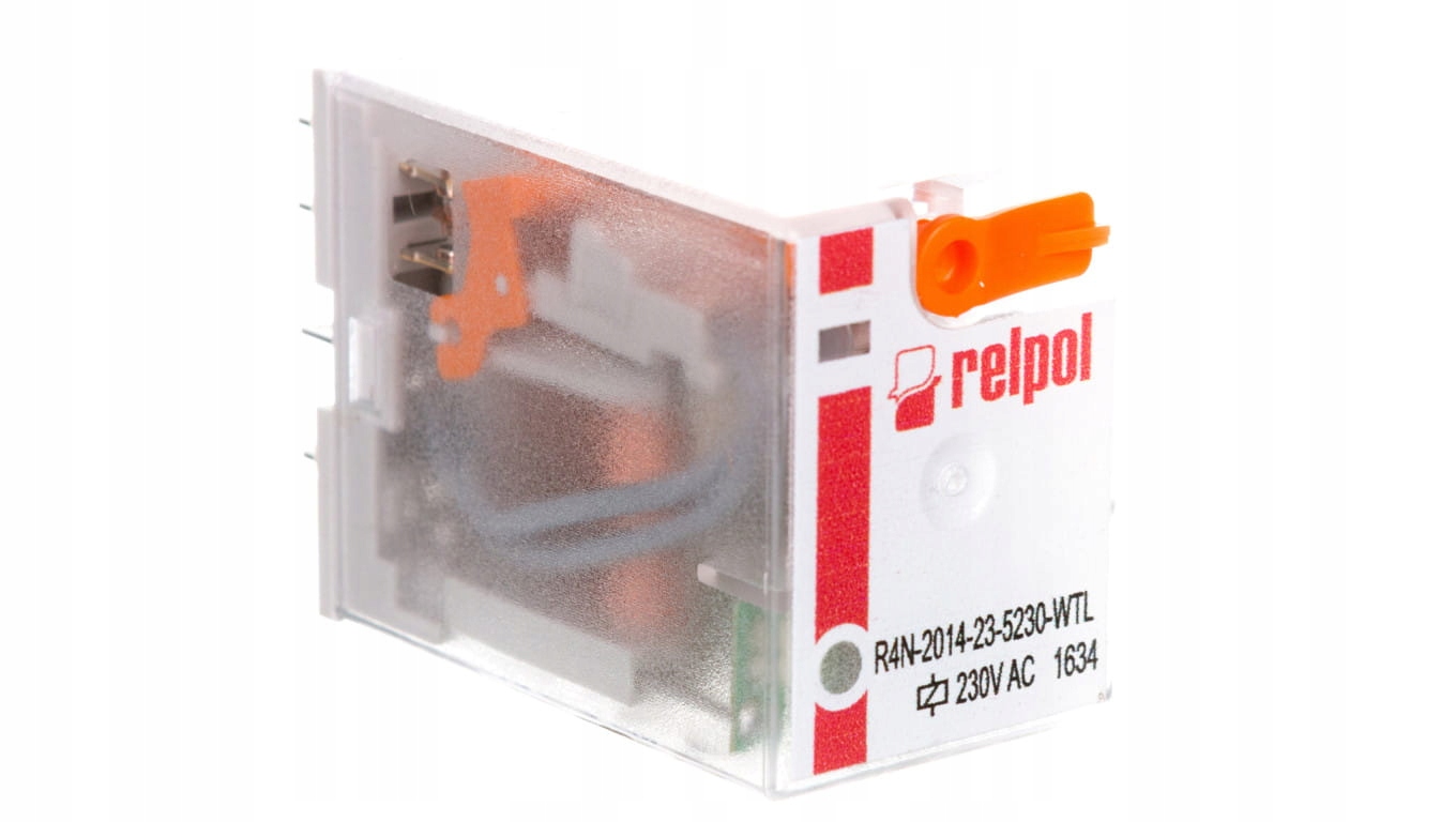 Priemyselné relé 4P 230V AC IP40 AgNi R4N-20