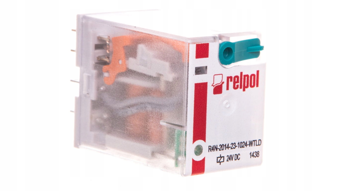 Priemyselné relé 4P 24V DC IP40 AgNi R4N-201