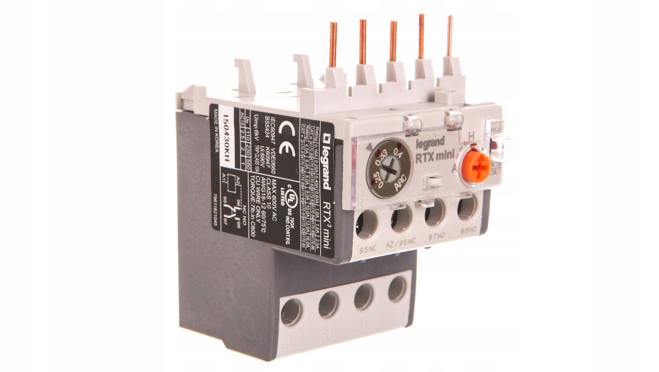 Tepelné relé 0,4A 1NO 1R CTX3 MINI 417082