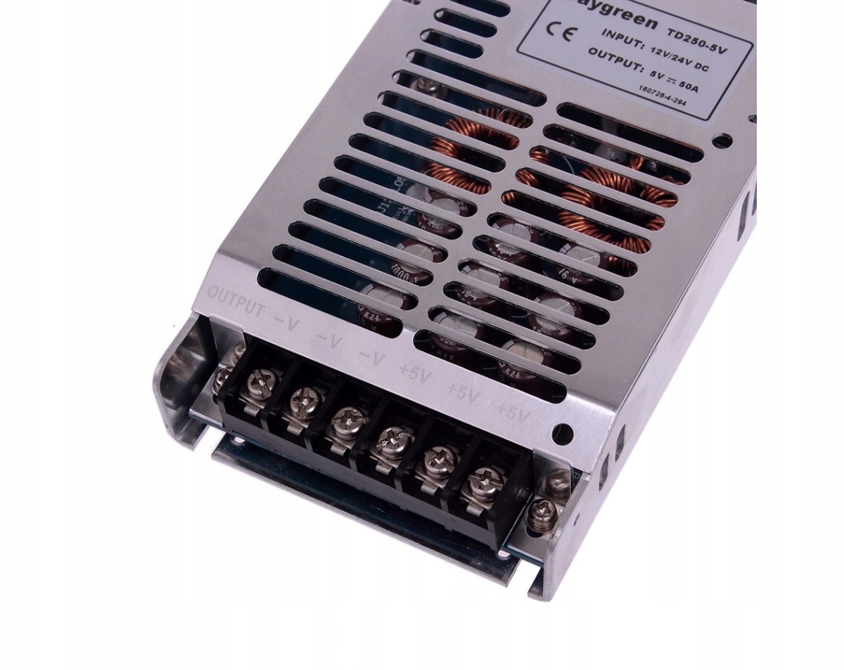 Prevodník 12 / 24V (11-35V) na 5V 50A krok dole