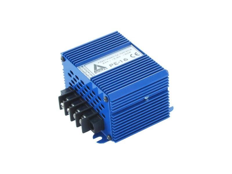 Prevodník napätia 24 VDC / 13,8 VDC PE-16 150W