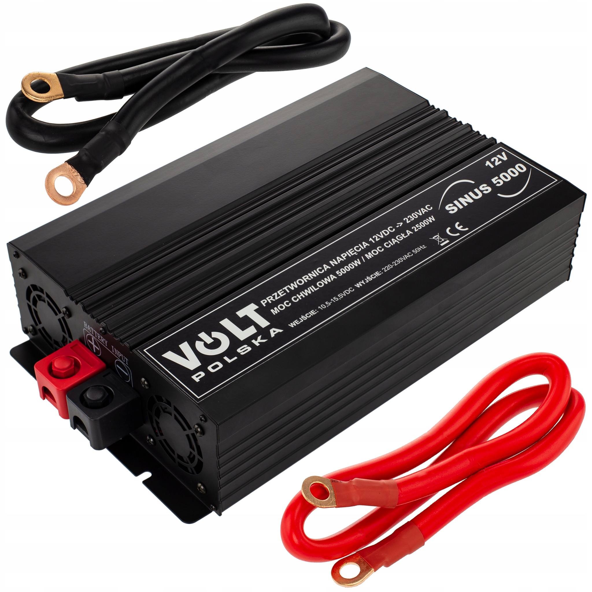 Prevodník napätia 12V 5 000 W SINUS