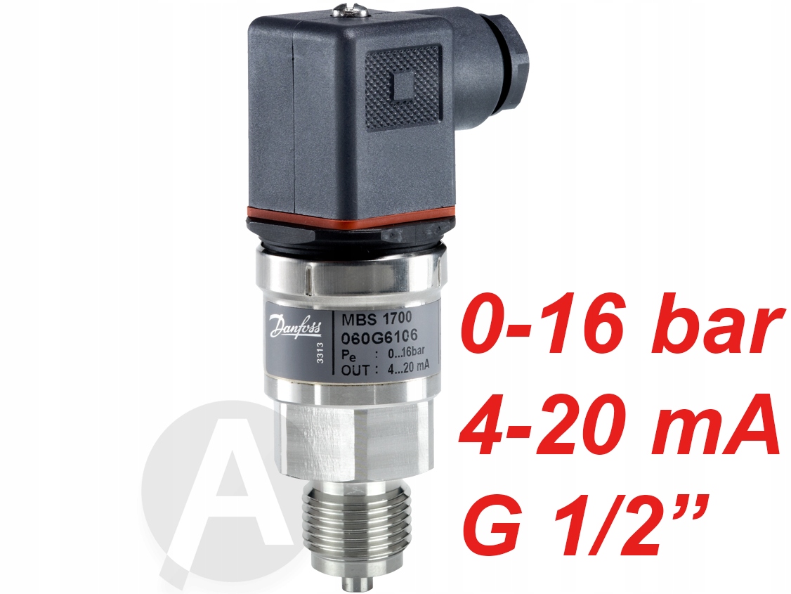Prevodník tlaku Danfoss MBS 0-16bar 060G6106