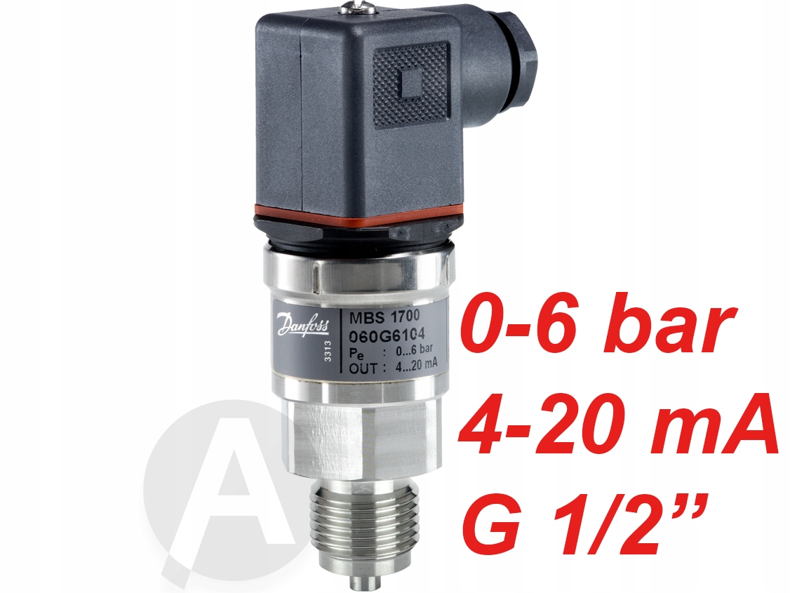 Prevodník tlaku Danfoss MBS 0-6 bar 060G6104