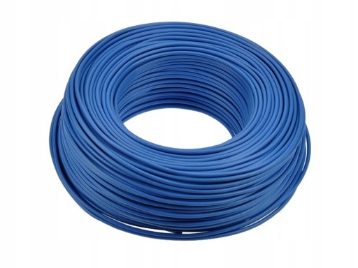 1x2,5 drôt, Blue Isol. silikón (100m) DY