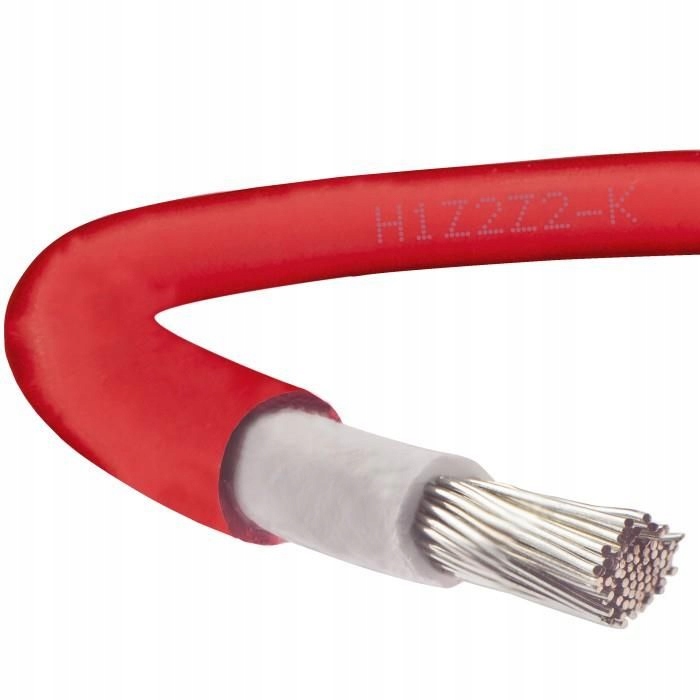 Solárny kábel solárny kábel 10mm2 Červená 24m