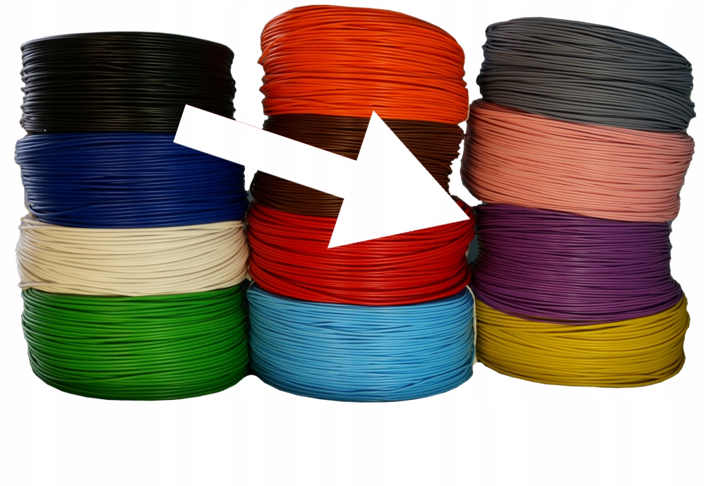 Lankový kábel LGY kábel 1 x 1mm2 fialový 200mb