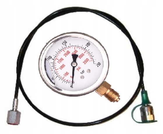 Meracie vedenie + manometer 25bar G1 / 4 L = 1500