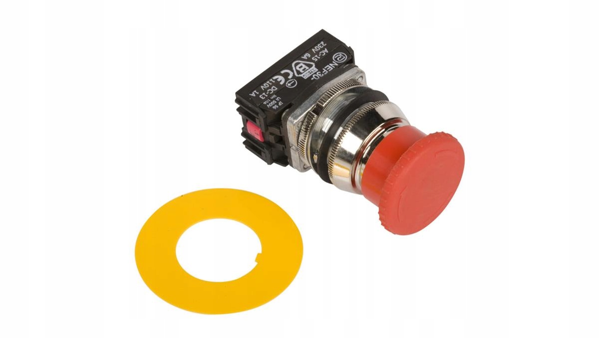 Bezpečnostné tlačidlo 30mm 2R IP56 otočením