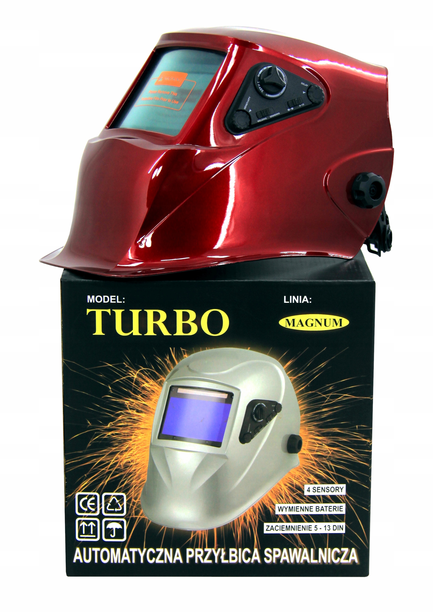 Automatická prilba MAGNUM TURBO TRUE COLOR