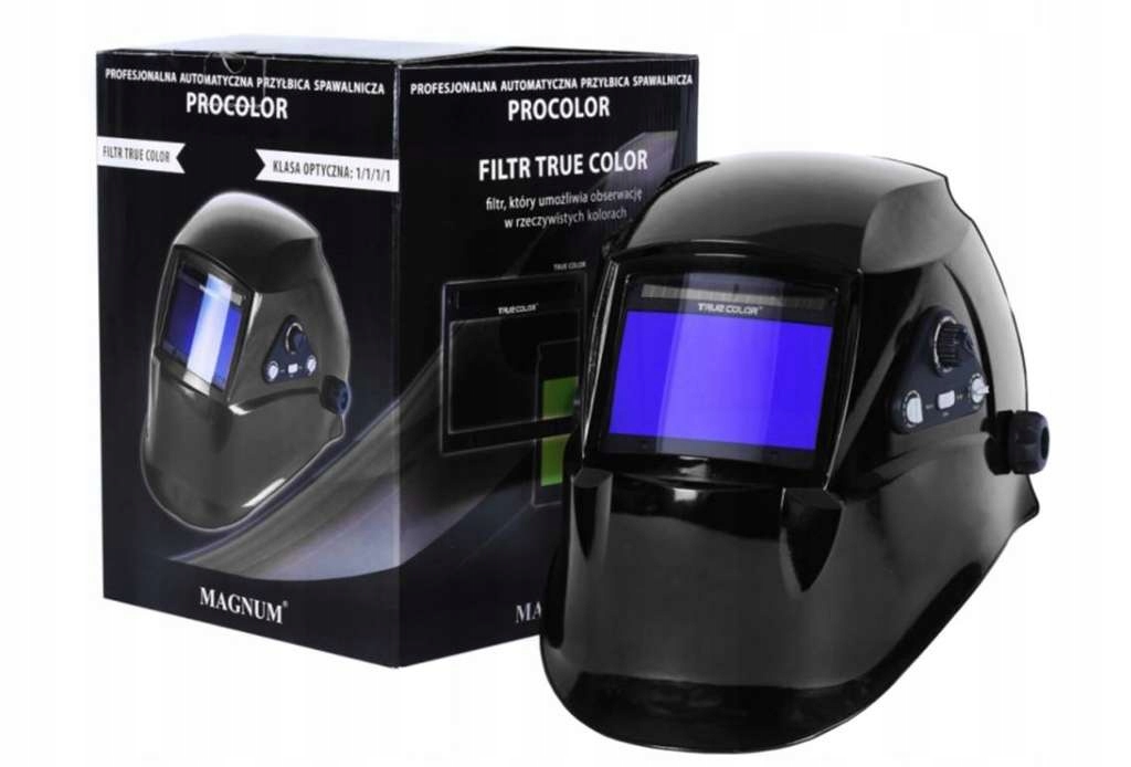 Automatická prilba Magnum PRO COLOR čierna