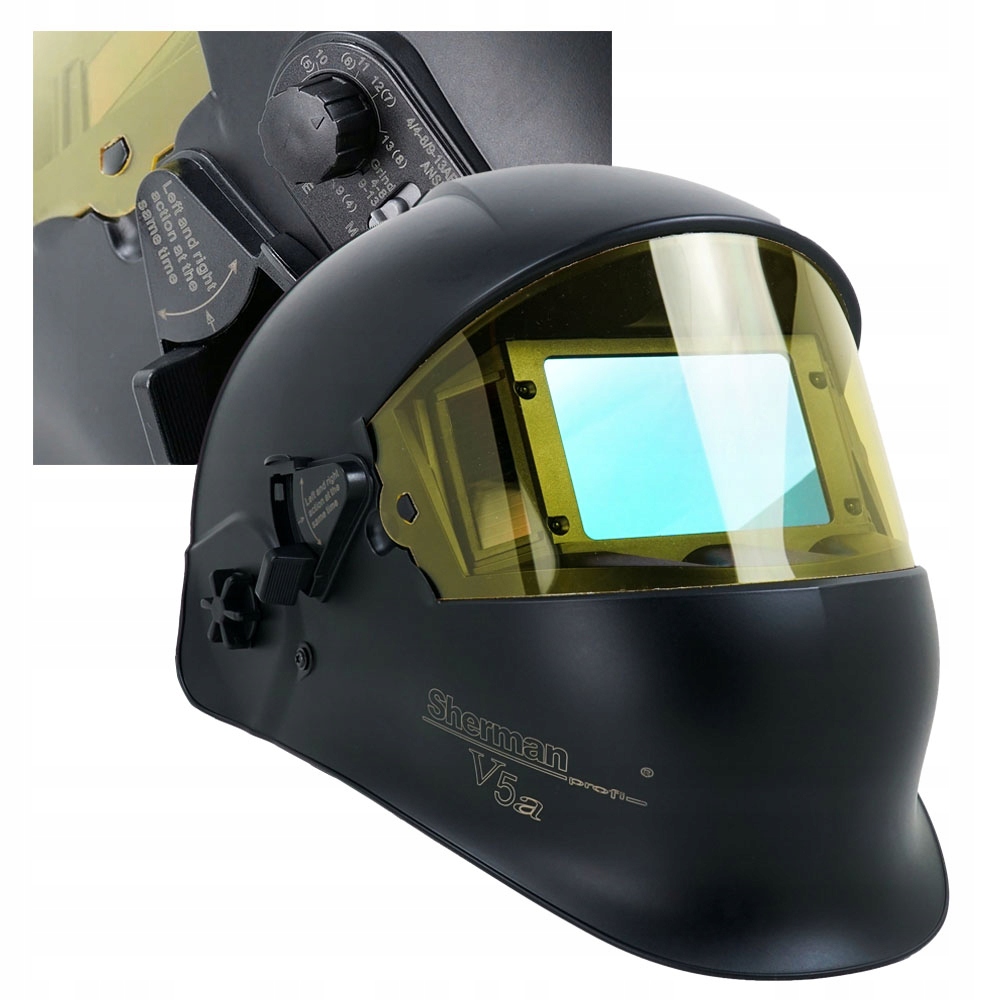 Automatická zváracia kukla LCD Sherman V5a
