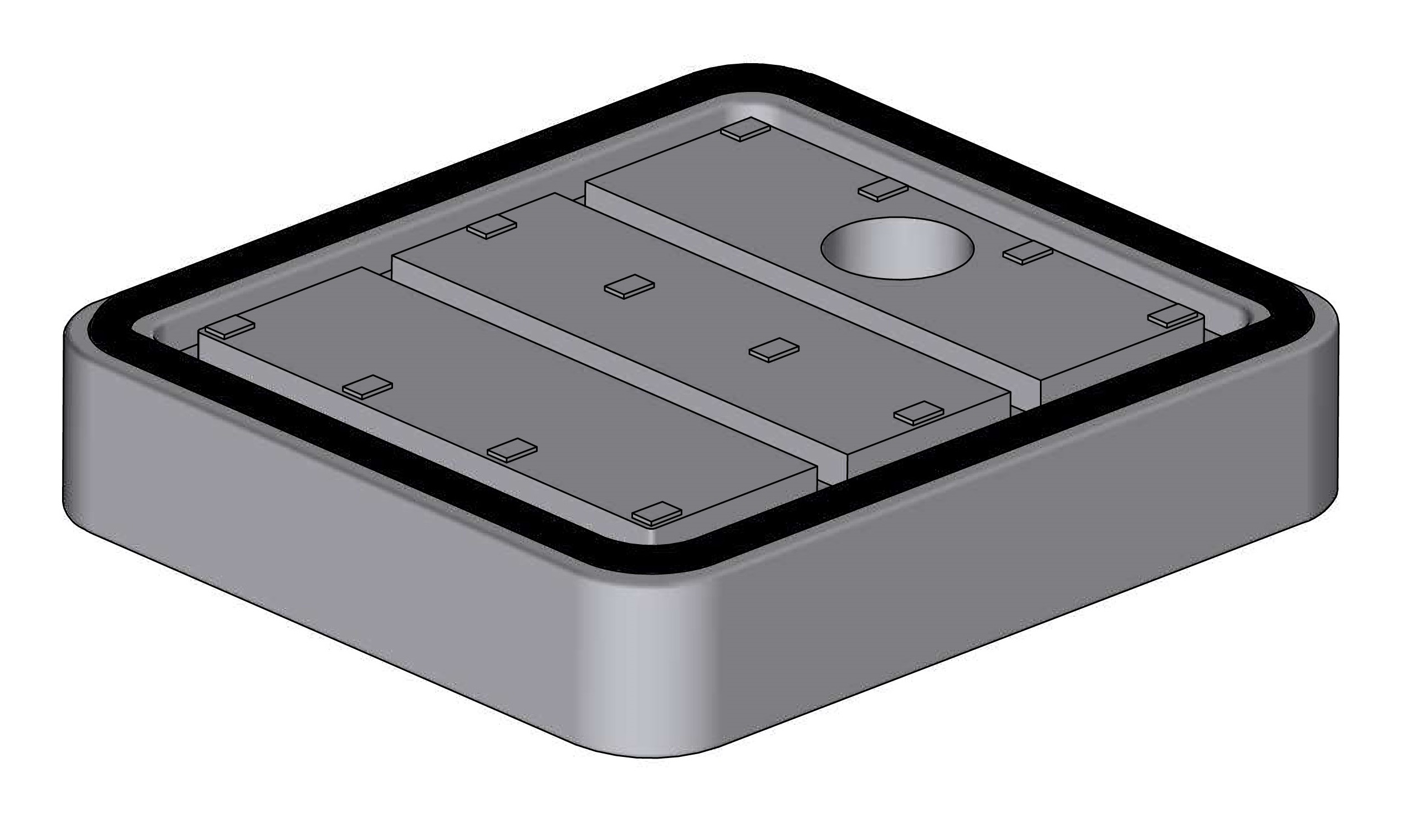 CNC BIESSE ROVER Prísavka 146x132x29mm + TESNENIE