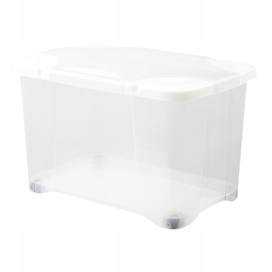 Clip Box na kolieskach 60L prírodný