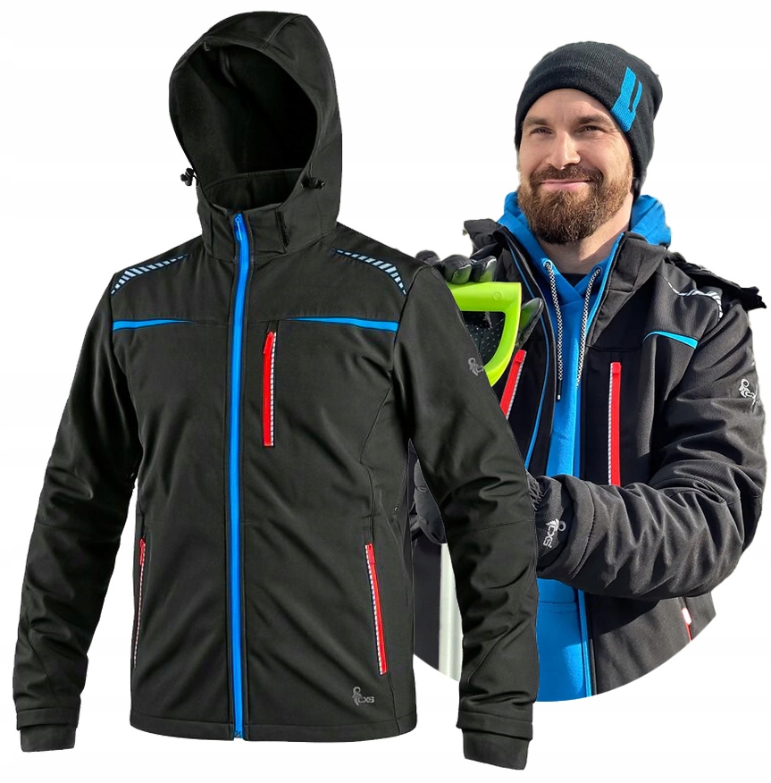 CANISCXS bunda softshellová pracovná mikina veľkosť 3XL