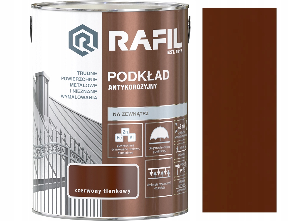 Rafil základný náter odtiene červenej 5 l