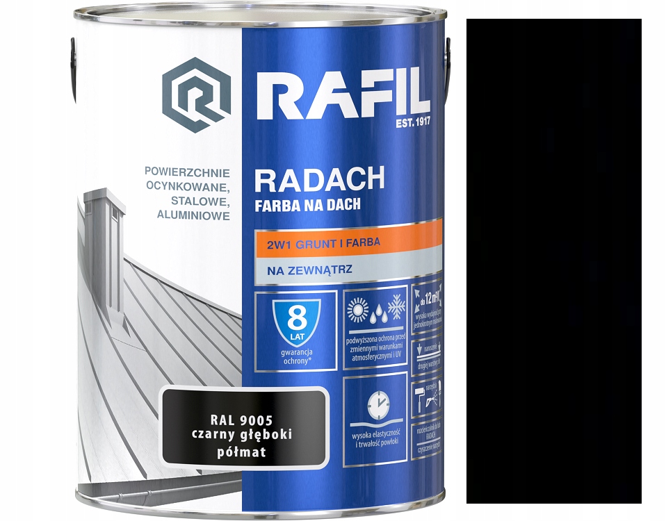 Rafil čierna farba 5 l