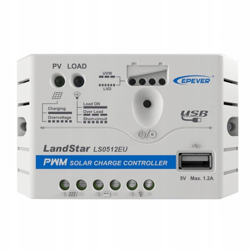 SOLÁRNY REGULÁTOR EPEVER LS0512EU 5A USB