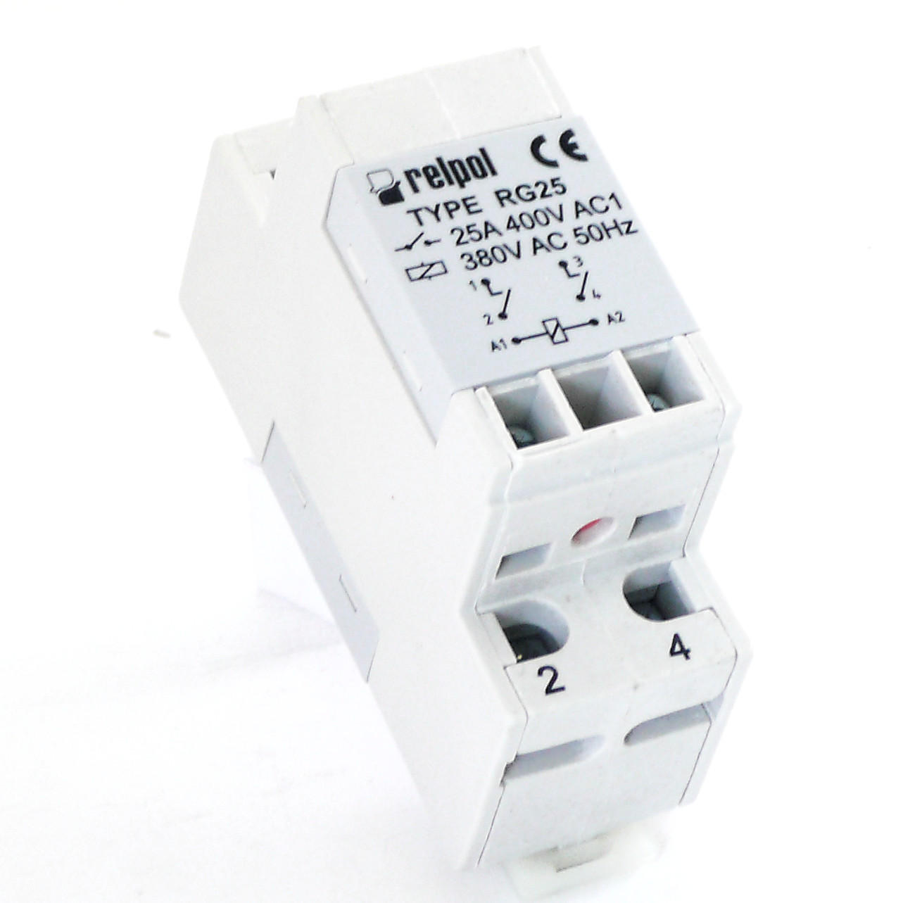 Relé RELPOL 380V AC RG25-1022-28-3380 2NO
