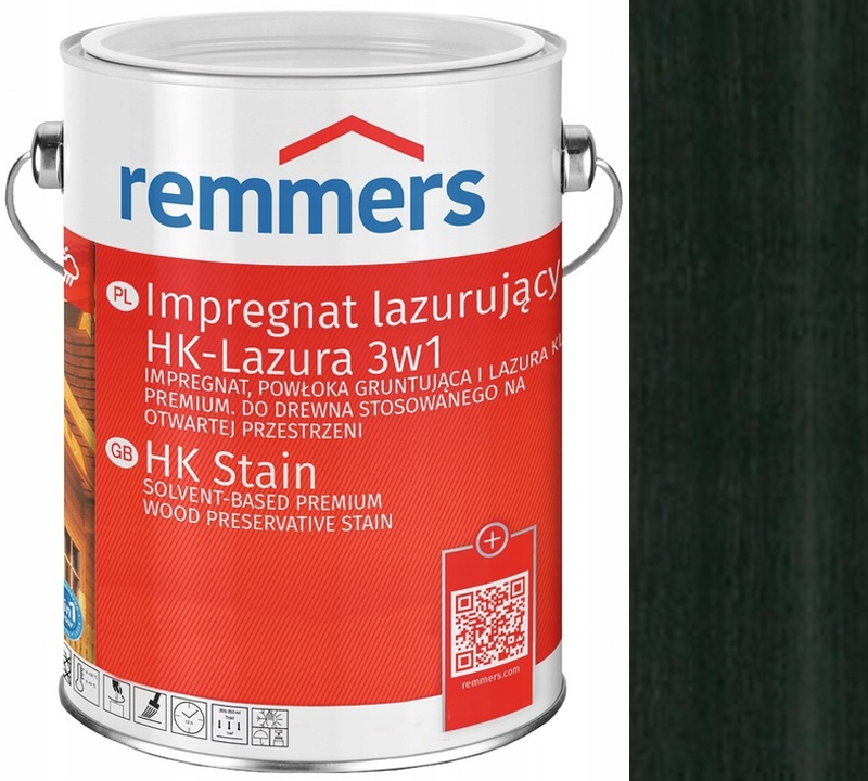 REMMERS HK-LASUROVÁ LAzúra NA FASÁDY 5L EBONY