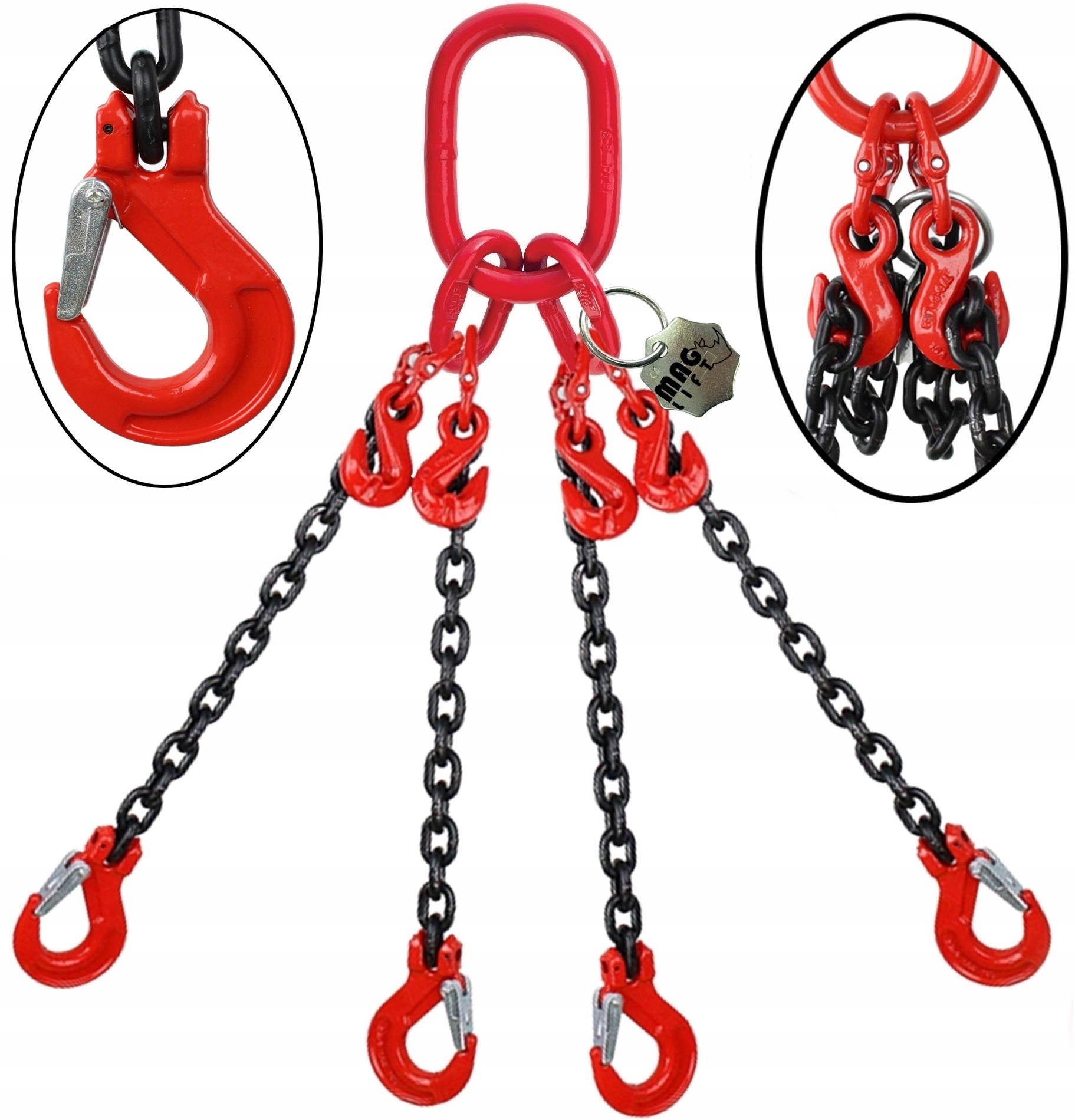 CHAIN SINGLE 4C 4.25T 2M skrátené háky