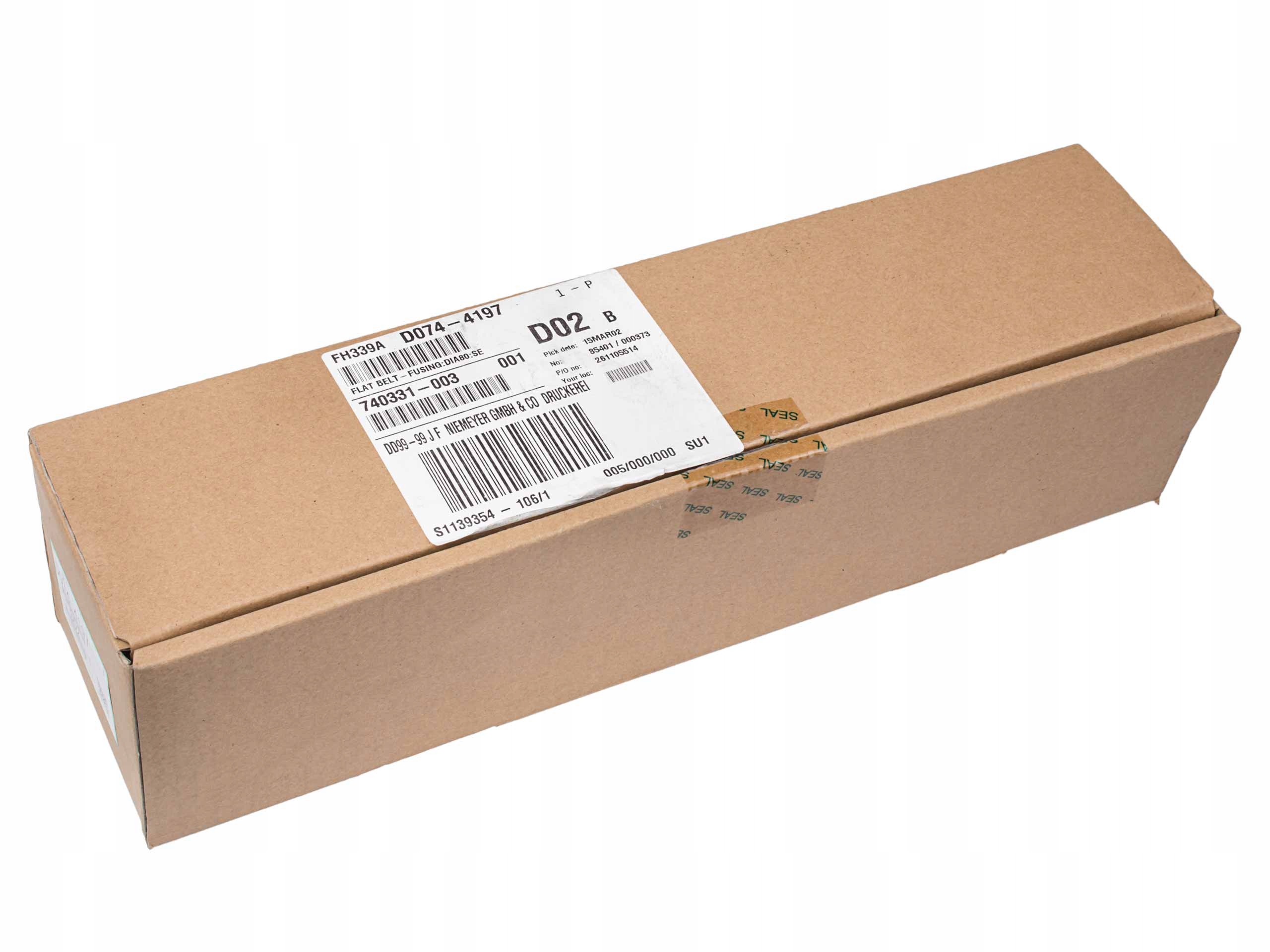 RICOH D074-4197 PLOCHÉ UPEVŇOVACIE PÁSY FUSING DIA 80