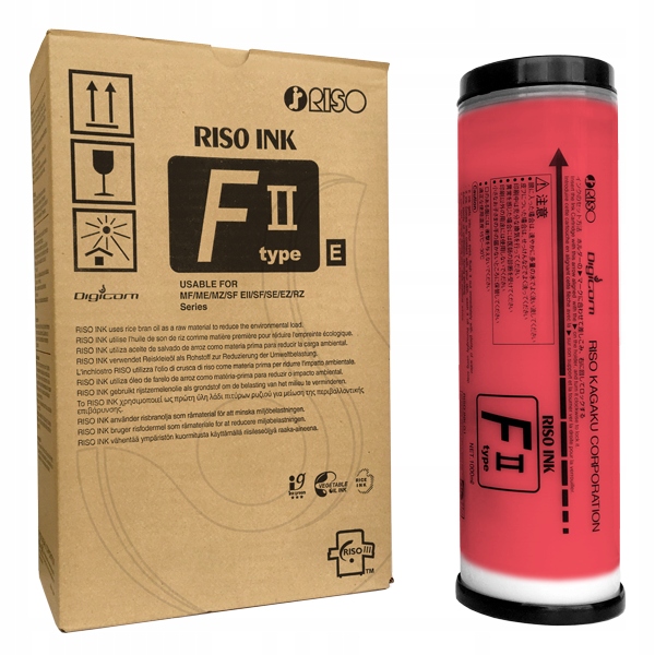 RISO originálna červená farba typu S-8114E EII