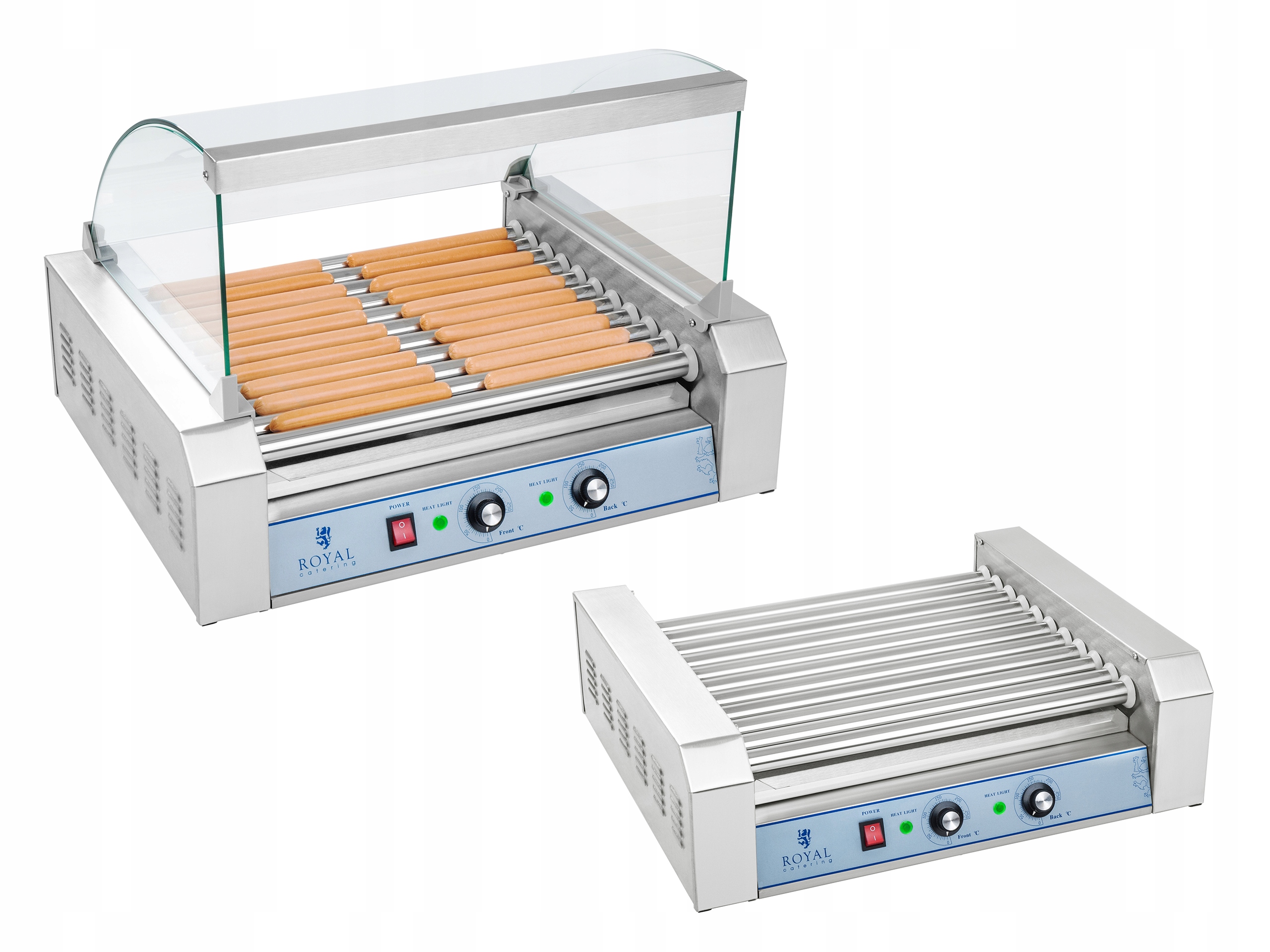 VÁLEČKOVÉ VÁLCOVÉ GRILOVÉ OCEĽOVÉ VÁLEČKY 11 VÝKONU 2200 W