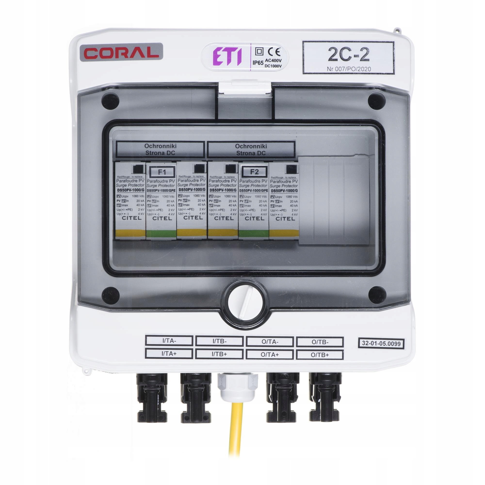 SWITCHGEAR DC 2C-21000V 2 struny s modulmi 1000V