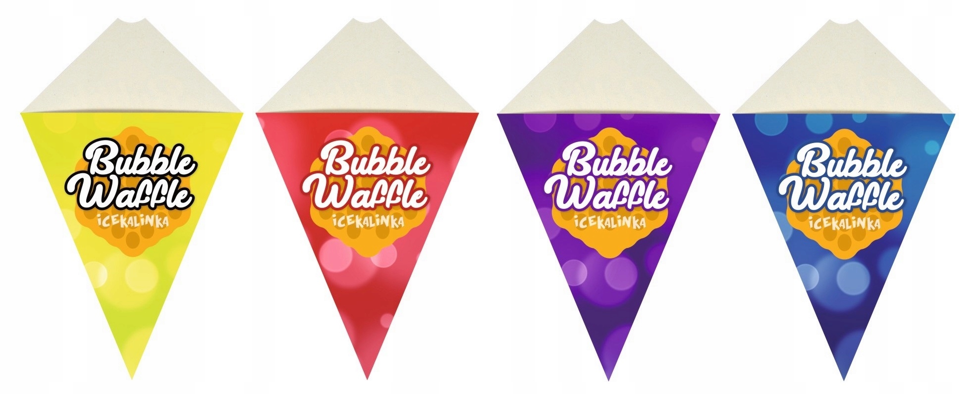 BUBBLE WAFFLE Vafle ZMES FARBY 600 KS.
