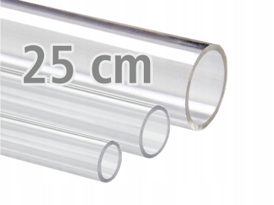 PIPE 140mm plexisklo / 5 plexisklo PMMA bezfarebné 25cm