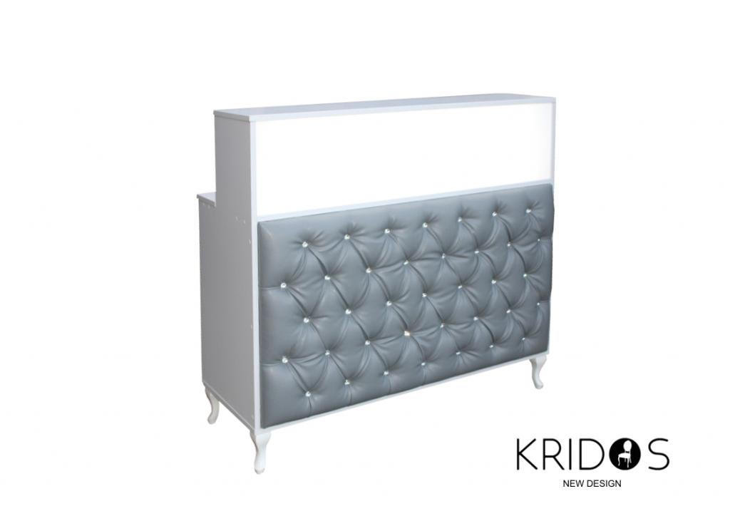 LED osvetlená recepcia, spoločenská miestnosť, čakáreň KRIDOS