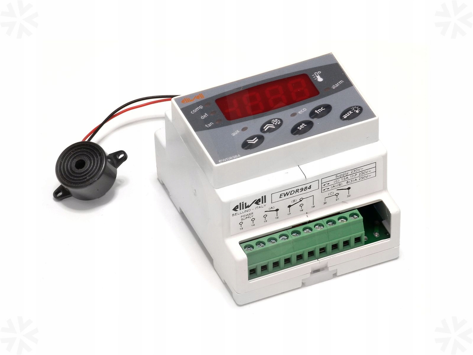 EWDR 984 230V Eliwell regulátor + 2x PTC + bzučiak