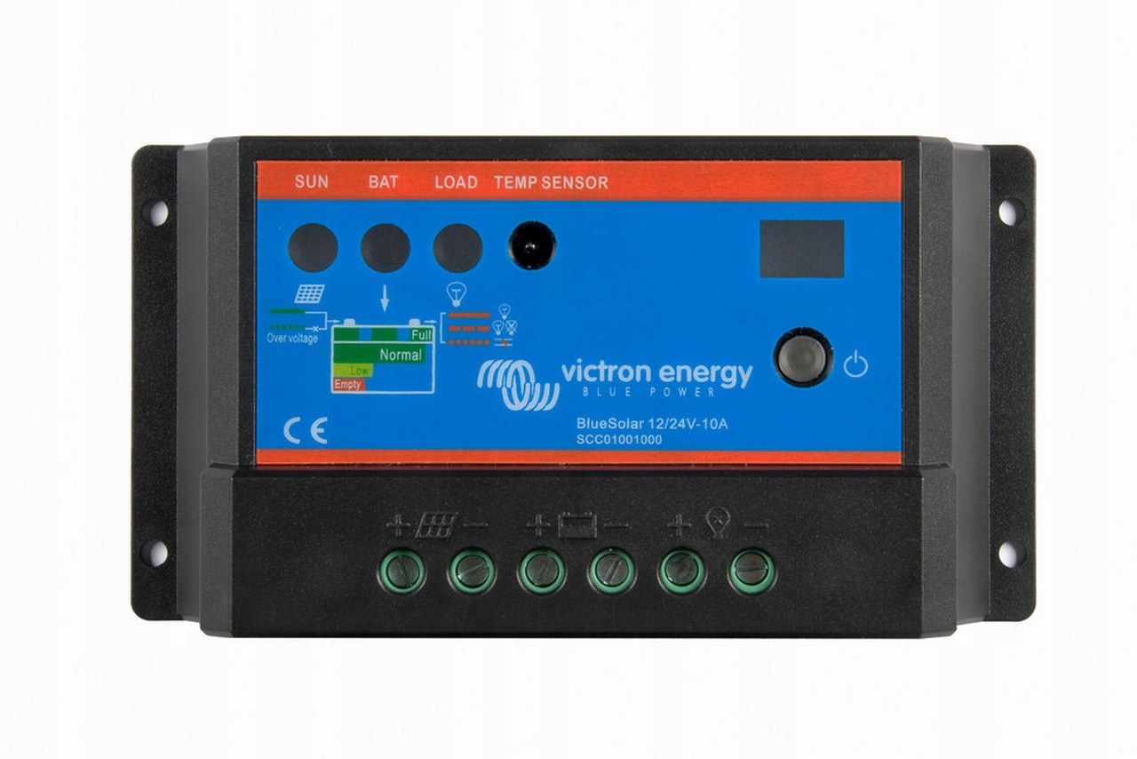 Regulátor nabíjania BlueSolar PWM-Light 12 / 24V-10A