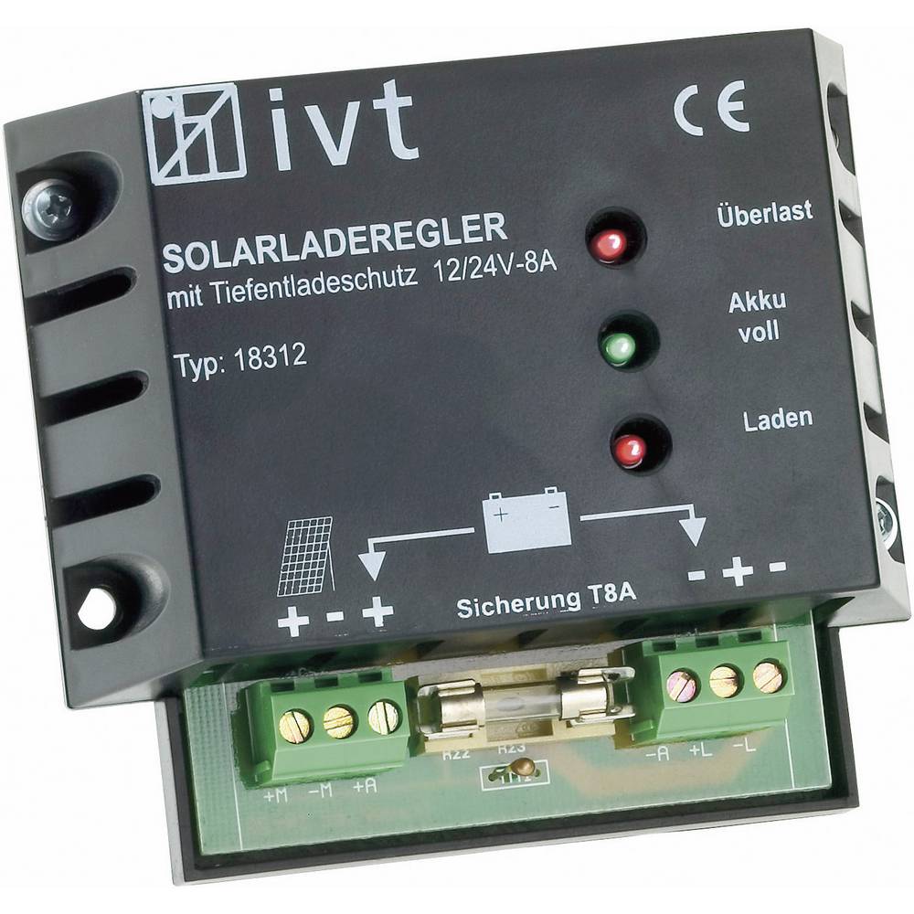 Solárny regulátor 12/24 V 8 A
