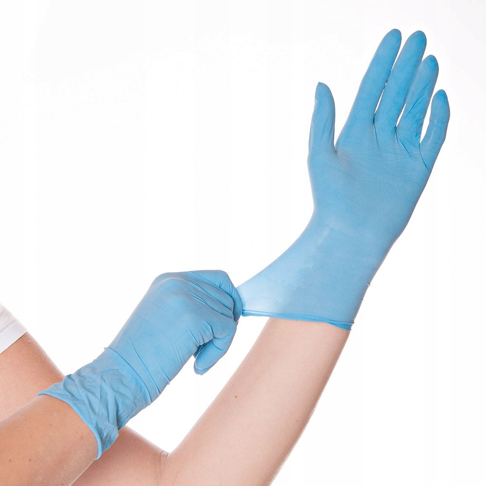 Latexové rukavice SKIN práškové Veľkosť XL-100 ks