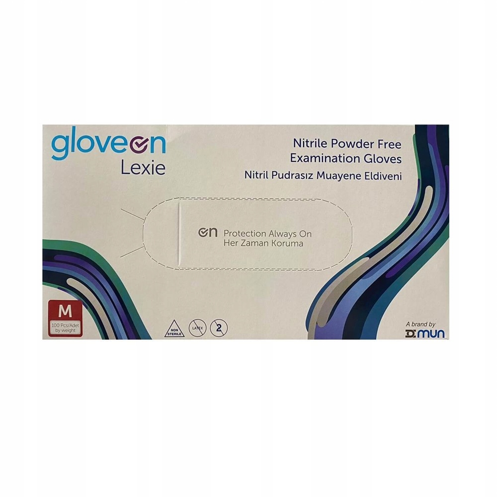 GloveOn M 200 nitrilové rukavice bez prášku.