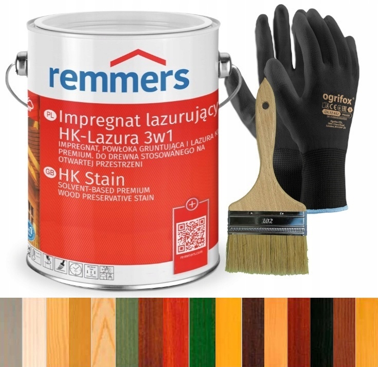 Remmers HK-Lasur impregnácia dreva 2,5L COLORS