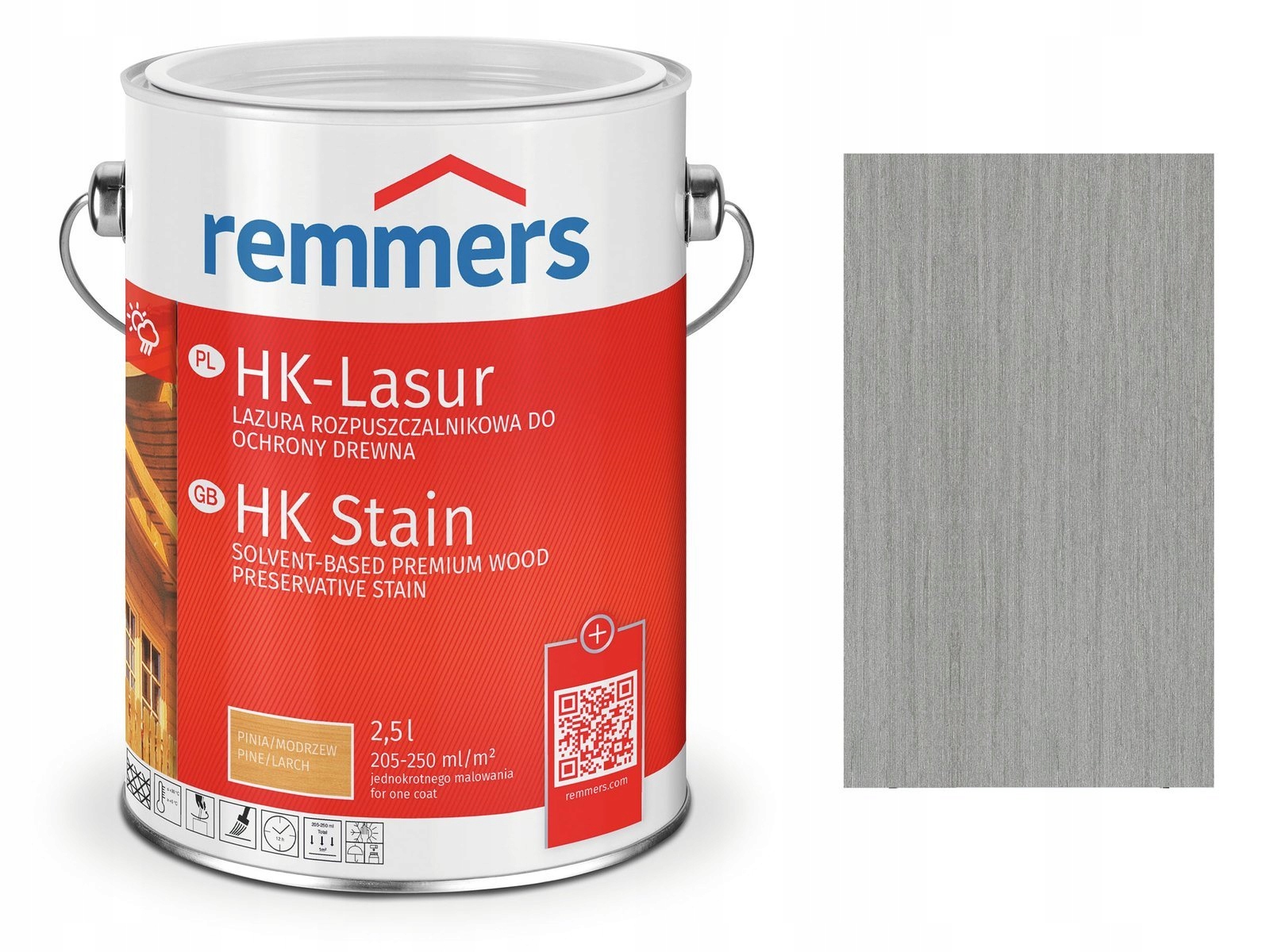 Remmers HK-Lasur impregnácia dreva 5 L PLATINUM
