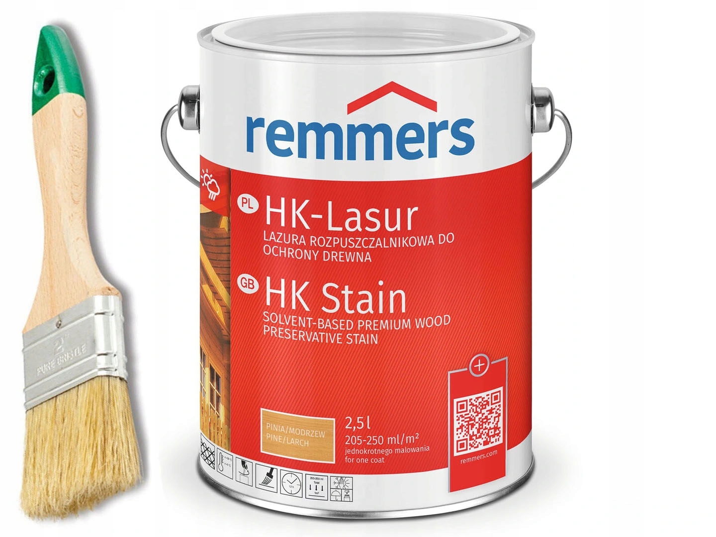 Remmers IMPREGNÁT na fasády HK LASUR LAZURA 3v1 MAT 5L FARBA FARBY