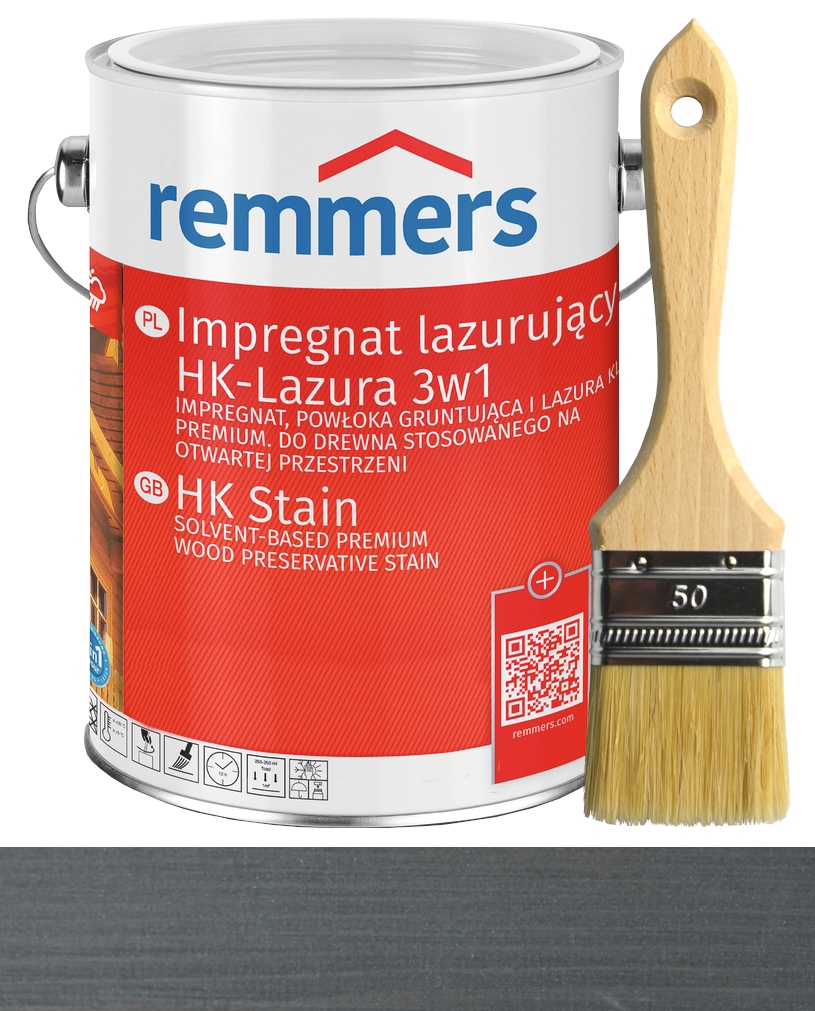 Remmers HK-Lazura 3v1 grafitová lazúrovacia impregnácia 5 l
