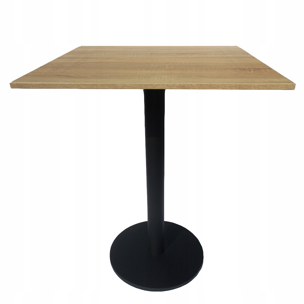 Podstavec pod reštauračný stôl 70x70 cm, dub vysoký, 111 cm, čierna