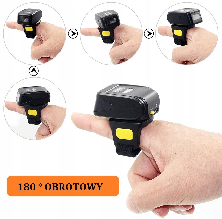 Vyzváňajte čítačku čiarových kódov QR pre svoj prst