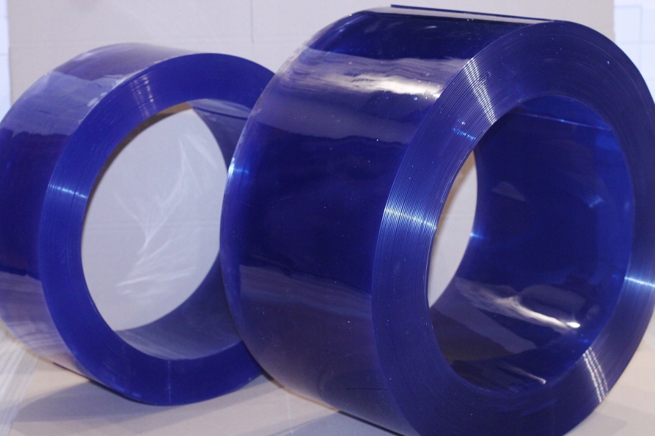 PVC prúžky Strip Záclonová fólia 400x4mm rolka 50mb