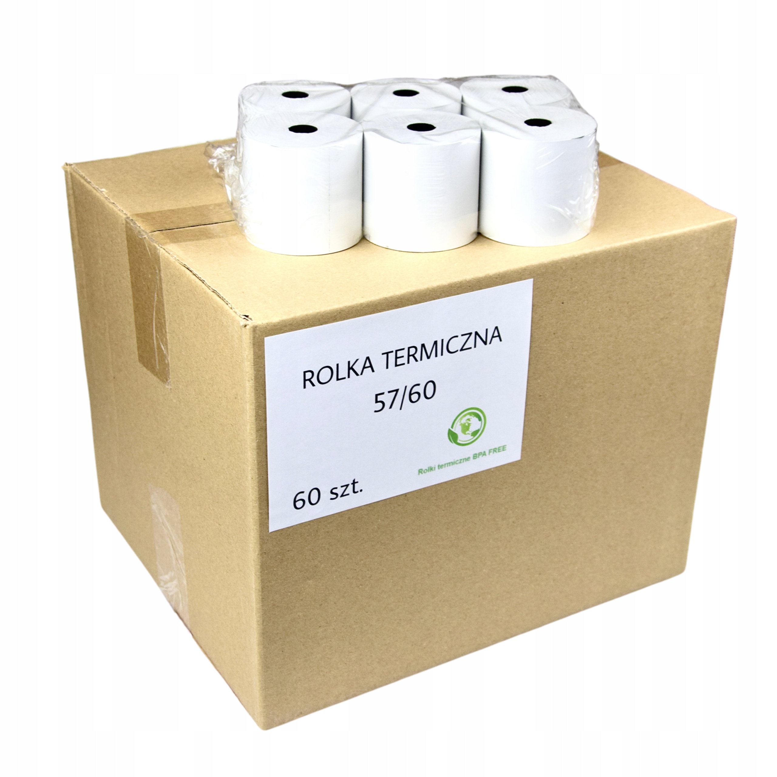 Termálne role 57/60 1 KRABIČKA 60 KS VYROBENÉ POLSKÉ